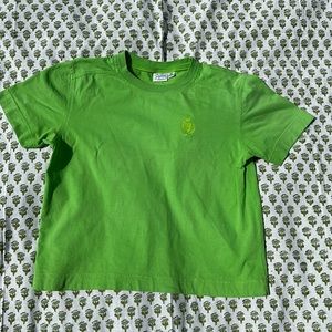 Jaclyn Smith Green Plain Tee with Small Emblem on the Front Left Chest T-Shirt
